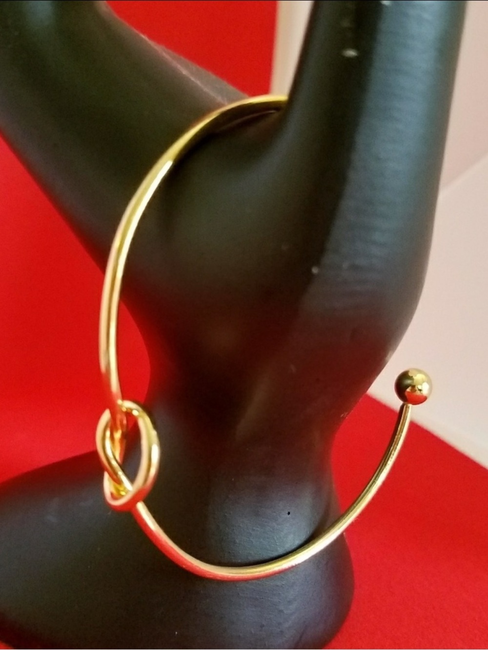 🎉HOST PICK🎉 Gold Love Knot Bangle Bracelet - Picture 3 of 5